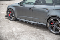 Audi RS3 8V Sportback 2015-2016 Racing Sidokjolar / Sidoextensions + Splitters Maxton Design